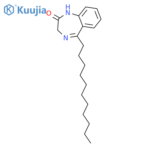 2H-1,4-Benzodiazepin-2-one, 1,3-dihydro-5-undecyl- structure