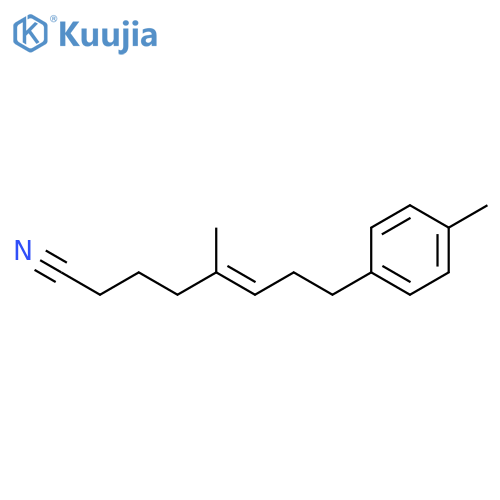 5-Octenenitrile, 5-methyl-8-(4-methylphenyl)-, (5E)- structure