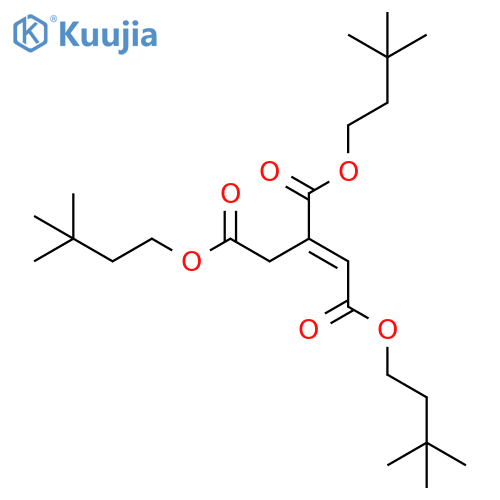 1-Propene-1,2,3-tricarboxylic acid, 1,2,3-tris(3,3-dimethylbutyl) ester,(1E)- structure