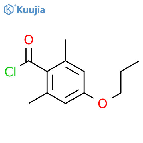 2,6-Dimethyl-4-n-propoxybenzoyl chloride structure