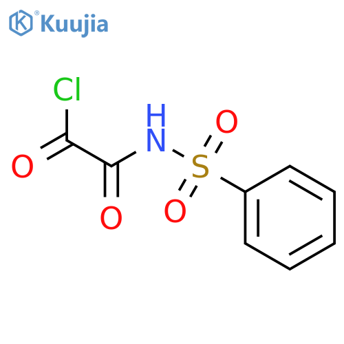 Acetyl chloride, oxo[(phenylsulfonyl)amino]- structure