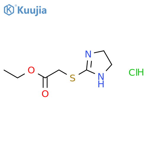 ethyl (4,5-dihydro-1H-imidazol-2-ylsulfanyl)acetate structure
