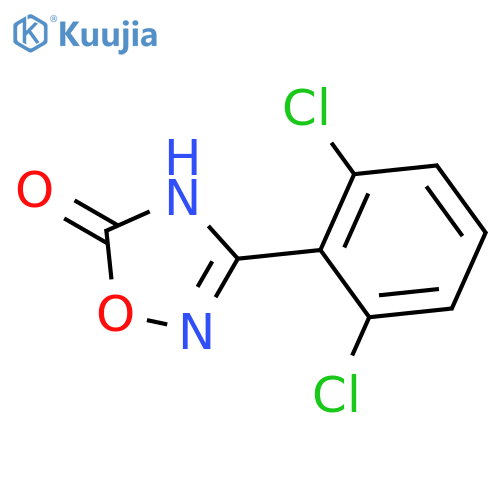 1,2,4-Oxadiazol-5(4H)-one, 3-(2,6-dichlorophenyl)- structure