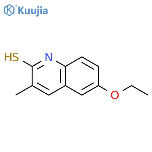 6-Ethoxy-3-methyl-quinoline-2-thiol structure