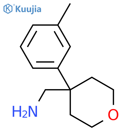 C-(4-M-TOLYL-TETRAHYDRO-PYRAN-4-YL)-METHYLAMINE structure