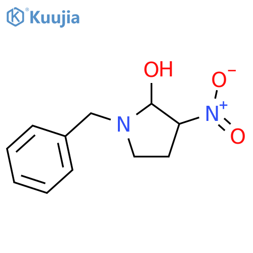 1-Benzyl-3-nitro-pyrrolidin-2-ol structure