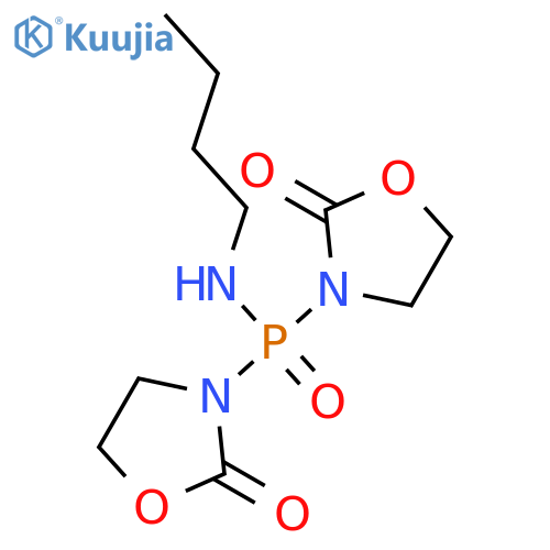 Phosphinic amide, N-butyl-P,P-bis(2-oxo-3-oxazolidinyl)- structure