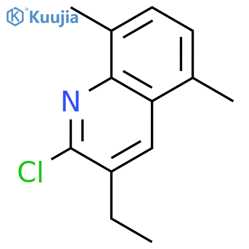 2-chloro-3-ethyl-5,8-dimethylquinoline structure