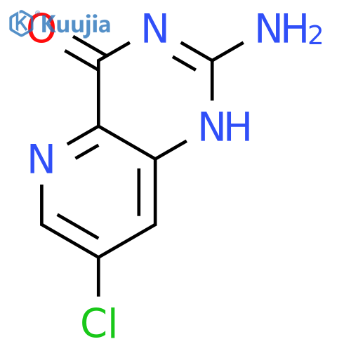 Pyrido[3,2-d]pyrimidin-4(1H)-one, 2-amino-7-chloro- structure
