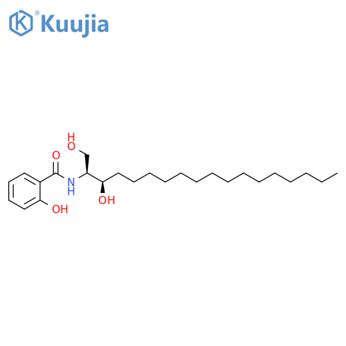 Benzamide, 2-hydroxy-N-[(1S,2R)-2-hydroxy-1-(hydroxymethyl)heptadecyl]- structure