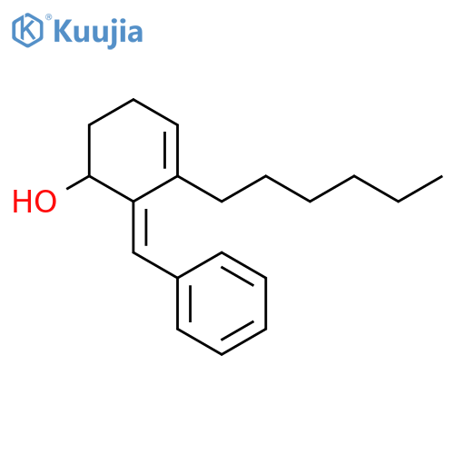 3-Cyclohexen-1-ol, 3-hexyl-2-(phenylmethylene)-, (2E)- structure