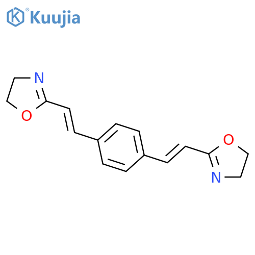 Oxazole, 2,2'-(1,4-phenylenedi-2,1-ethenediyl)bis[4,5-dihydro- structure