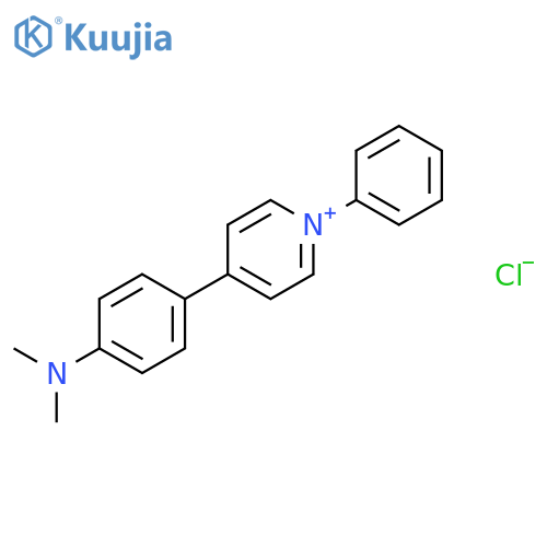 Pyridinium, 4-[4-(dimethylamino)phenyl]-1-phenyl-, chloride structure