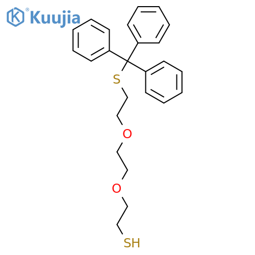 Ethanethiol, 2-[2-[2-[(triphenylmethyl)thio]ethoxy]ethoxy]- structure
