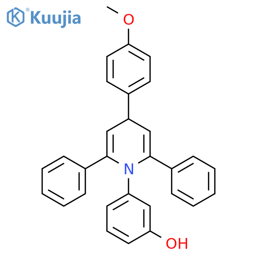 Phenol, 3-[4-(4-methoxyphenyl)-2,6-diphenyl-1(4H)-pyridinyl]- structure
