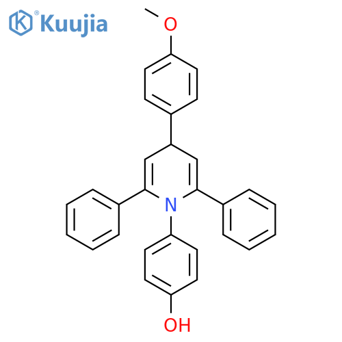 Phenol, 4-[4-(4-methoxyphenyl)-2,6-diphenyl-1(4H)-pyridinyl]- structure