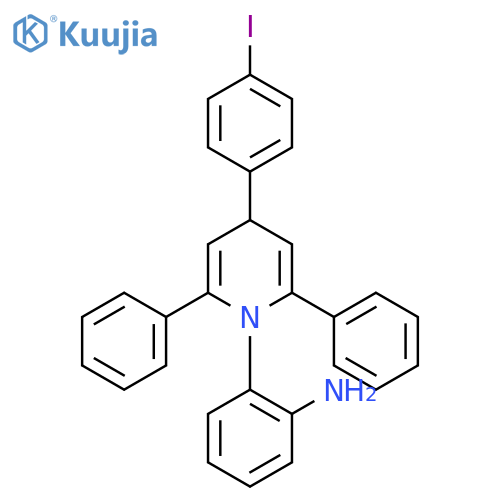 Benzenamine, 2-[4-(4-iodophenyl)-2,6-diphenyl-1(4H)-pyridinyl]- structure