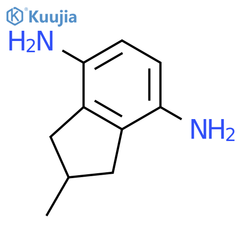 1H-Indene-4,7-diamine, 2,3-dihydro-2-methyl- structure