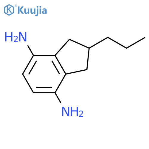 1H-Indene-4,7-diamine, 2,3-dihydro-2-propyl- structure