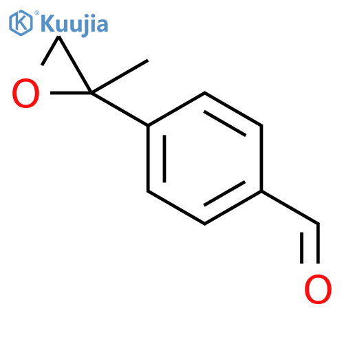 Benzaldehyde, 4-(2-methyl-2-oxiranyl)- structure