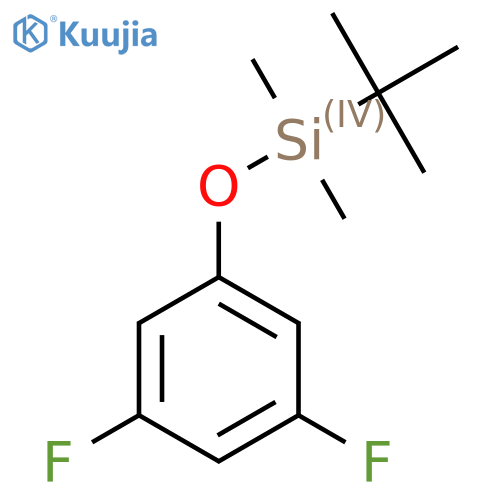 Tert-butyl(3,5-difluorophenoxy)dimethylsilane structure