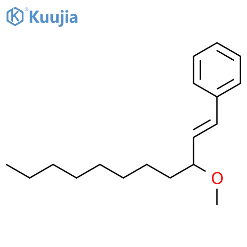 Benzene, [(1E)-3-methoxy-1-undecen-1-yl]- structure