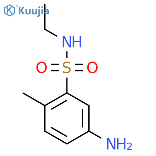 5-Amino-N-ethyl-2-methylbenzene-1-sulfonamide structure