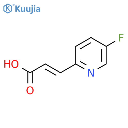 3-(5-fluoropyridin-2-yl)prop-2-enoic acid structure
