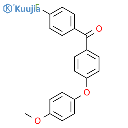 Methanone, (4-fluorophenyl)[4-(4-methoxyphenoxy)phenyl]- structure