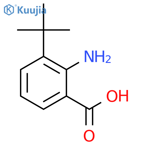 2-amino-3-tert-butylbenzoic Acid structure