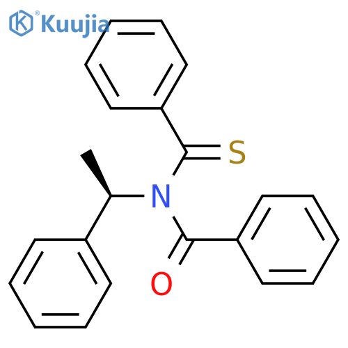 Benzamide, N-[(1R)-1-phenylethyl]-N-(phenylthioxomethyl)- structure