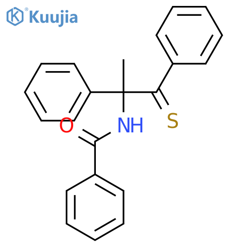 Benzamide, N-[(1R)-1-methyl-1,2-diphenyl-2-thioxoethyl]- structure