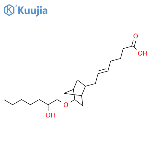 5-Heptenoic acid, 7-[5-[(2-hydroxyheptyl)oxy]bicyclo[2.2.1]hept-2-yl]- structure