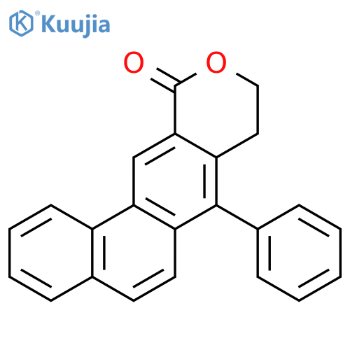 11H-Phenanthro[3,2-c]pyran-11-one, 8,9-dihydro-7-phenyl- structure
