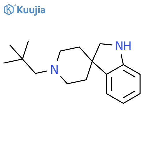 Spiro[3H-indole-3,4'-piperidine], 1'-(2,2-dimethylpropyl)-1,2-dihydro- structure