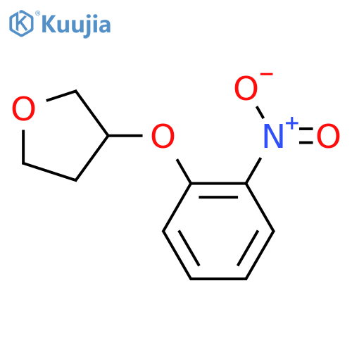 Furan, tetrahydro-3-(2-nitrophenoxy)- structure