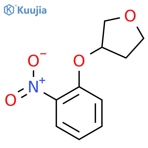 Furan, tetrahydro-3-(2-nitrophenoxy)-, (3R)- structure