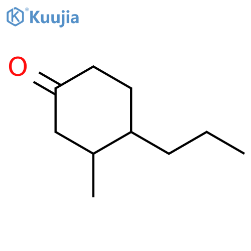 Cyclohexanone, 3-methyl-4-propyl- structure