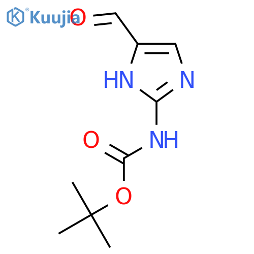 tert-Butyl (5-formyl-1H-imidazol-2-yl)carbamate structure