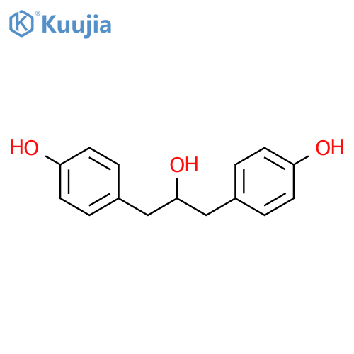 4,4'-(2-hydroxypropane-1,3-diyl)diphenol structure