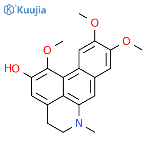 1,9,10-trimethoxy-6-methyl-5,6-dihydro-4H-dibenzo[de,g]quinolin-2-ol structure