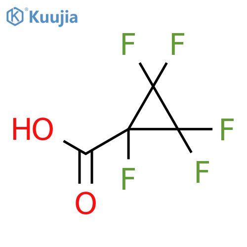 Cyclopropanecarboxylic acid, 1,2,2,3,3-pentafluoro- structure