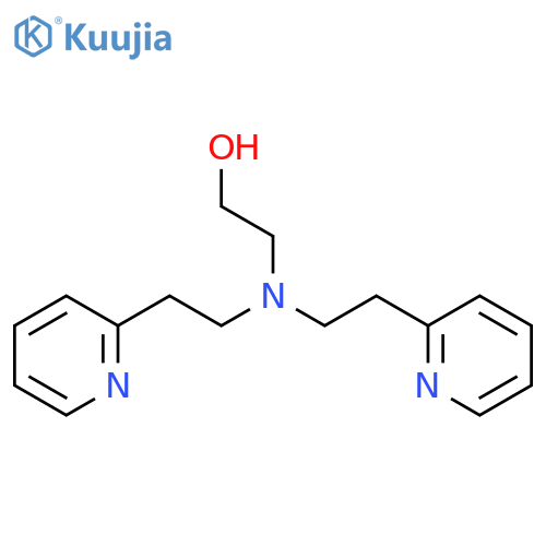 Ethanol, 2-[bis[2-(2-pyridinyl)ethyl]amino]- structure