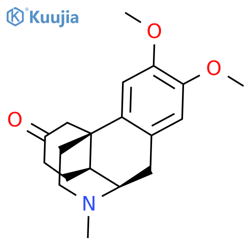 Morphinan-6-one, 2,3-dimethoxy-17-methyl-, (14a)- structure
