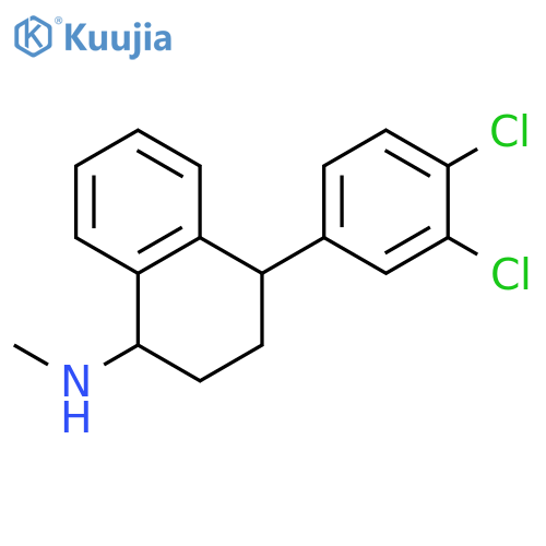(1S,4R)-4-(3,4-dichlorophenyl)-N-methyl-1,2,3,4-tetrahydronaphthalen-1-amine structure