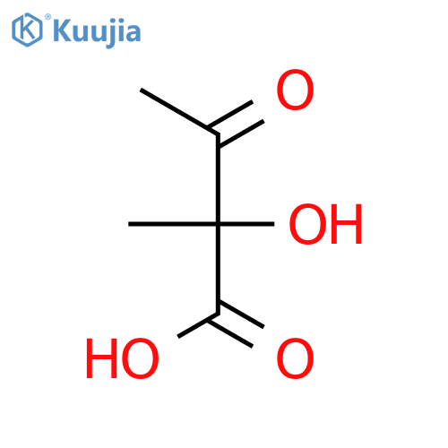 Butanoic acid,2-hydroxy-2-methyl-3-oxo- structure
