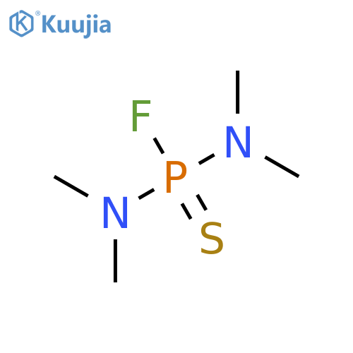 N,N,N',N'-tetramethylphosphorodiamidothioic fluoride structure