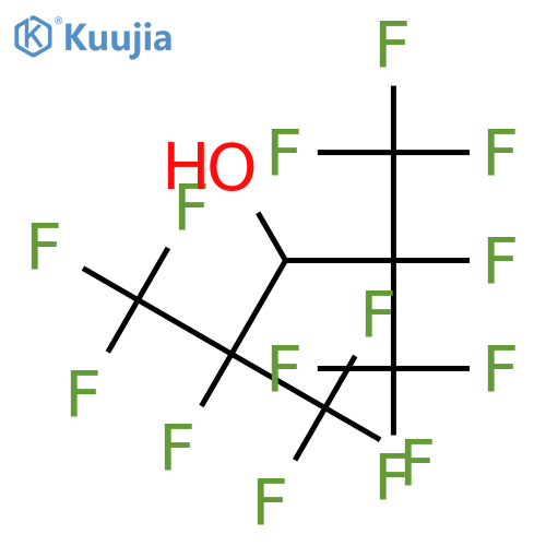3-Pentanol, 1,1,1,2,4,5,5,5-octafluoro-2,4-bis(trifluoromethyl)- structure
