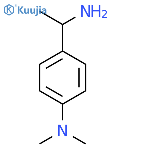 4-(1-aminoethyl)-n,n-dimethylaniline structure