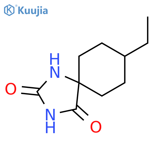 8-Ethyl-1,3-diaza-spiro[4.5]decane-2,4-dione structure